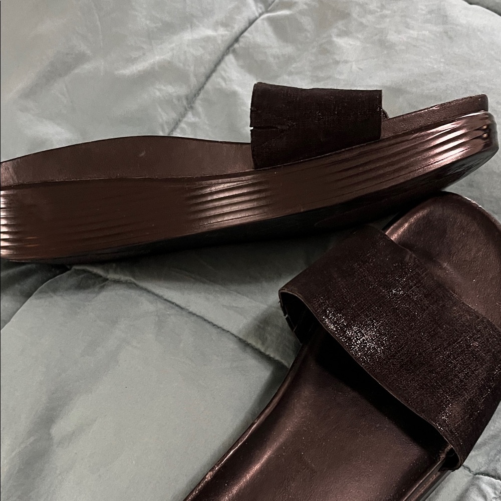 Donald J. Pliner Black Slide Sandals - Picture 2 of 5